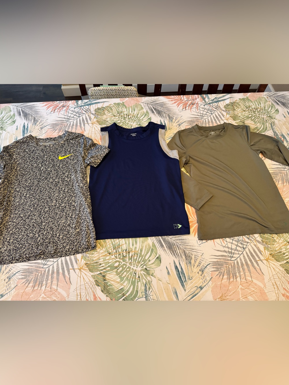 Nike and Carter's athletic tee shirts lot for Kids - Short and long Sleeve